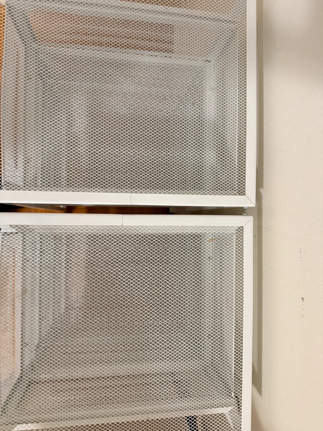 White Metal Mesh Drawer Unit IKEA lennart - photo 2