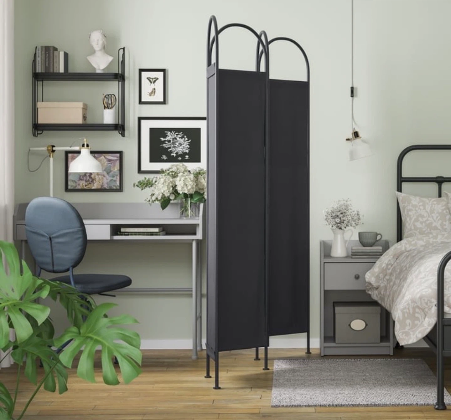 Ikea Screen Room Divider - Black