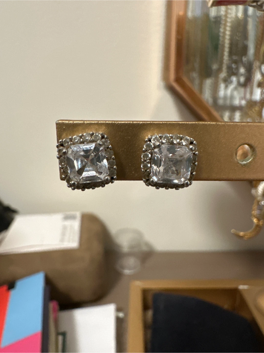 Square Stud Earrings