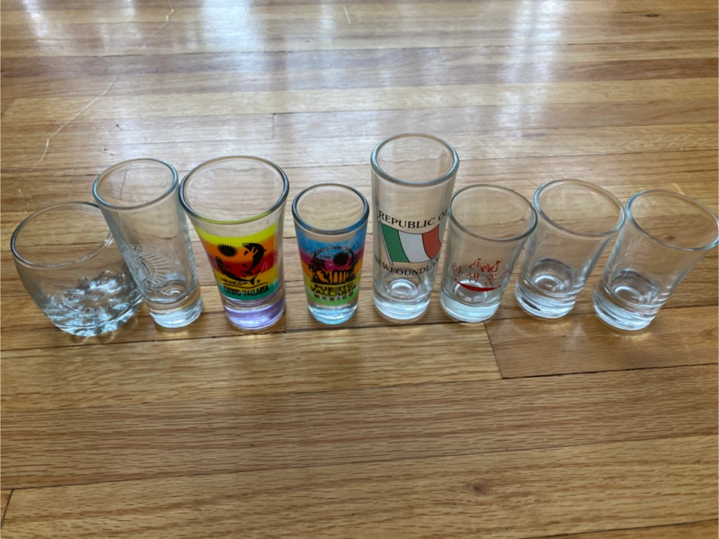 Collection of Various Shot Glasses