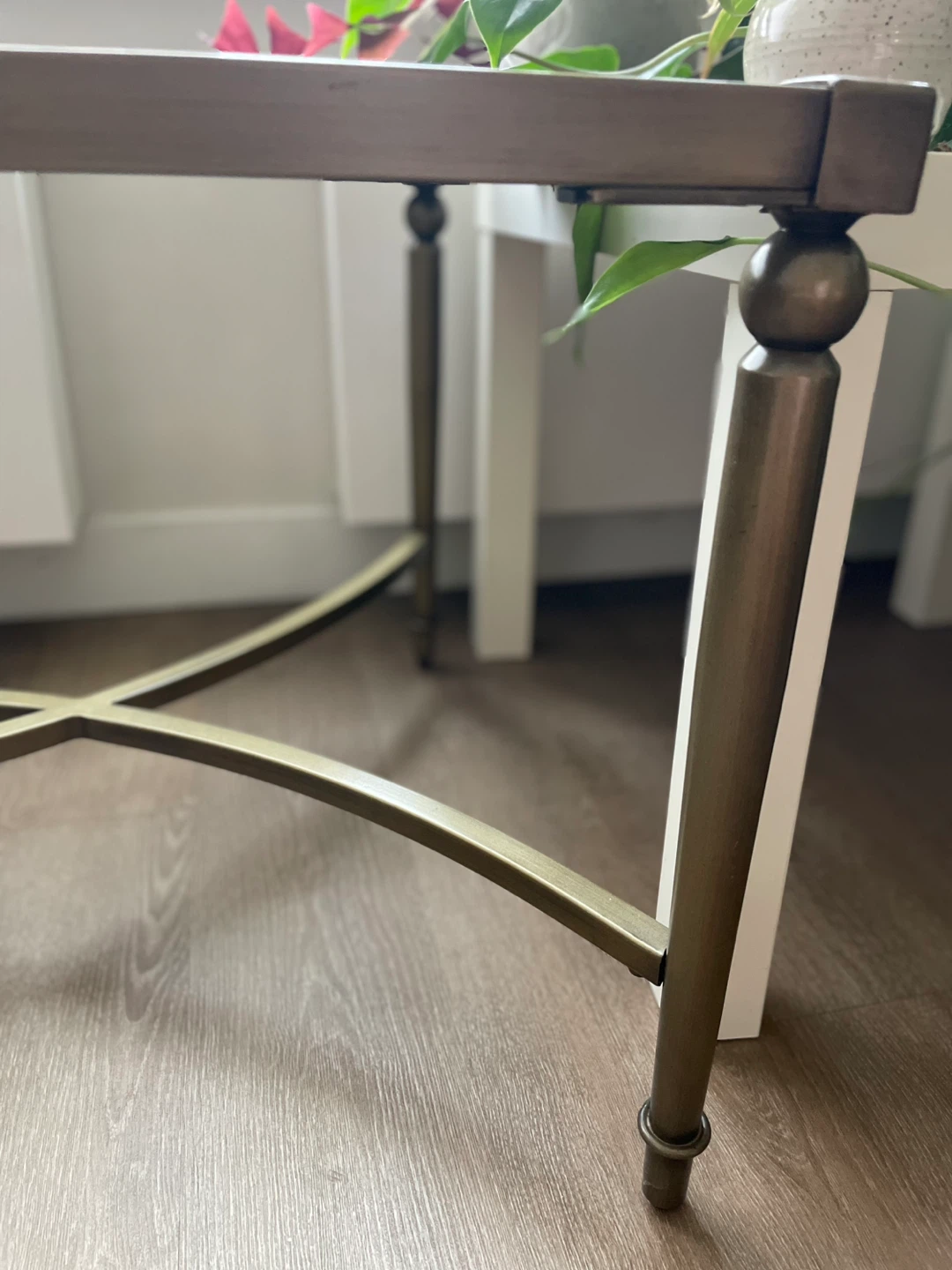 Vintage styled Glass Top Coffee Table - photo 3