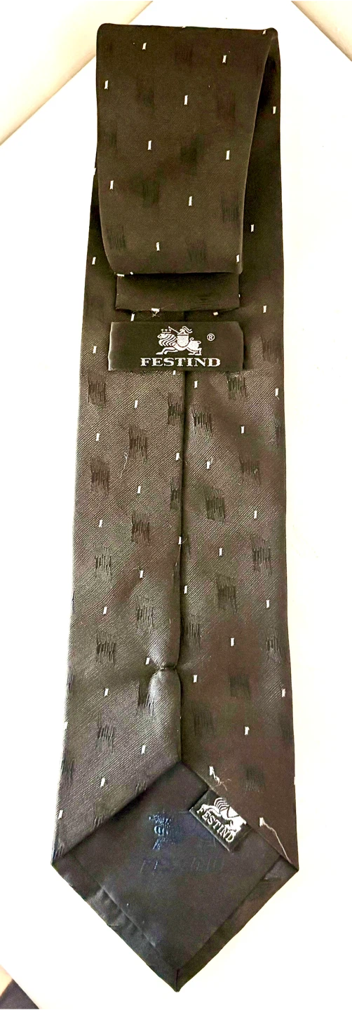 Festind Grey Patterned Tie - photo 2