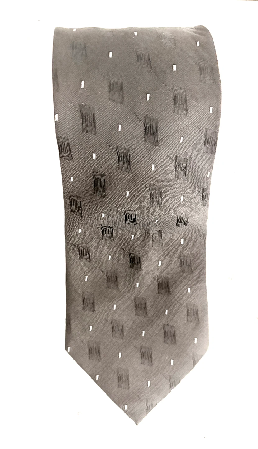 Festind Grey Patterned Tie