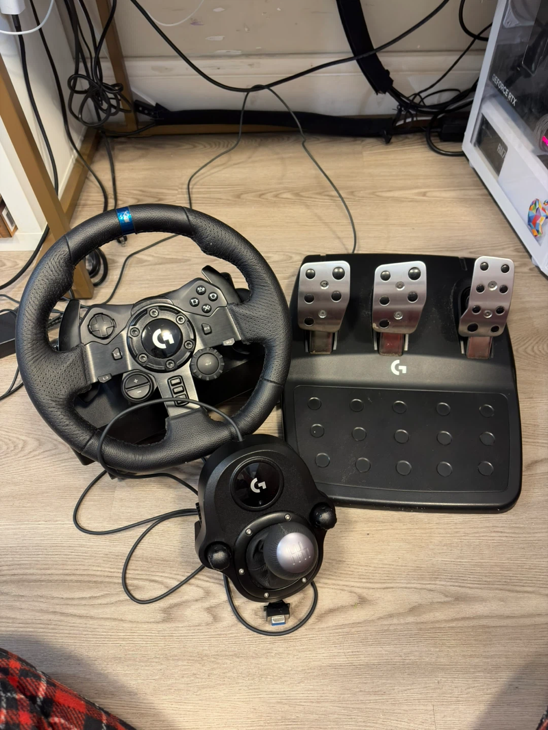 🥕 Logitech G923 Racing Wheel, Pedals + Shifter bundle 🥕