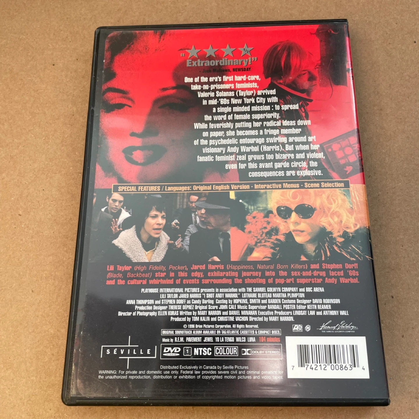 I Shot Andy Warhol DVD - photo 3