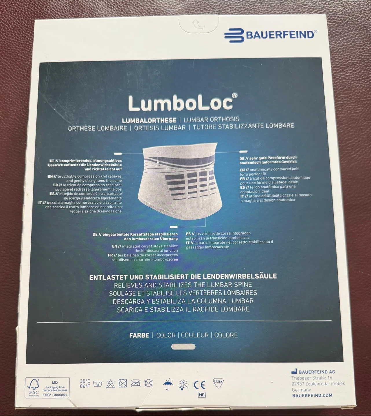 Bauerfeind LumboLoc Lumbar Orthosis - photo 2