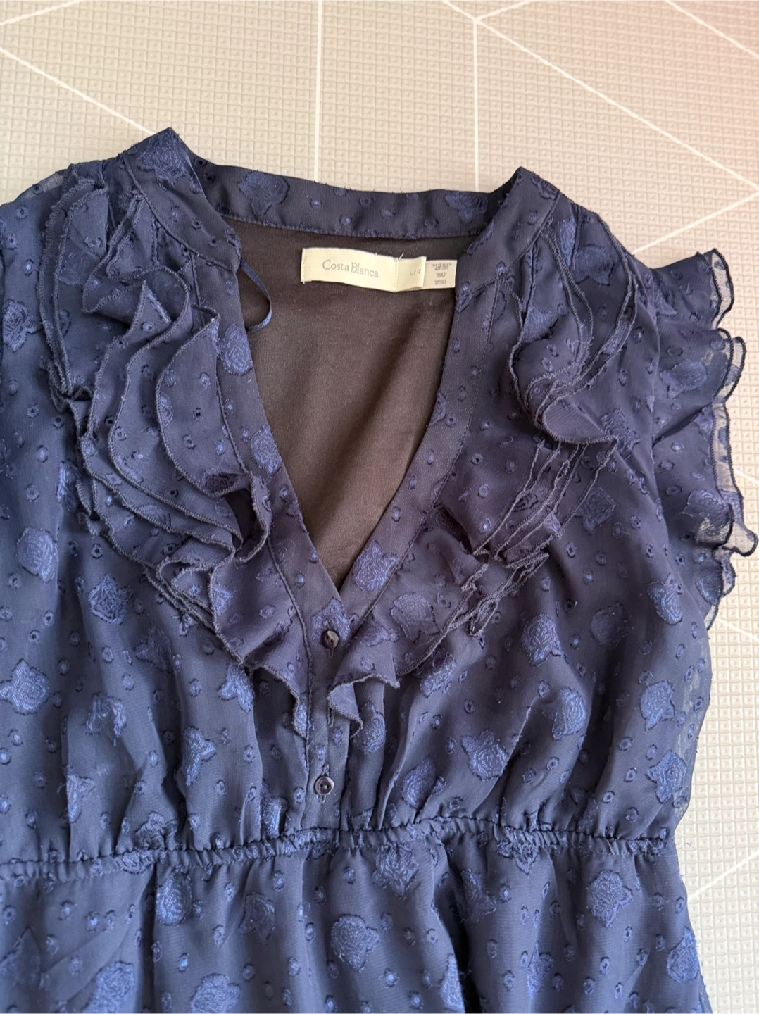 Costa Blanca Navy Blue Dress - Size L/G - photo 2