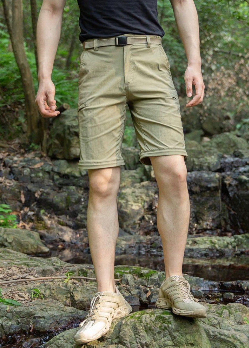 Convertible Hiking Pants/Shorts - Khaki - photo 4