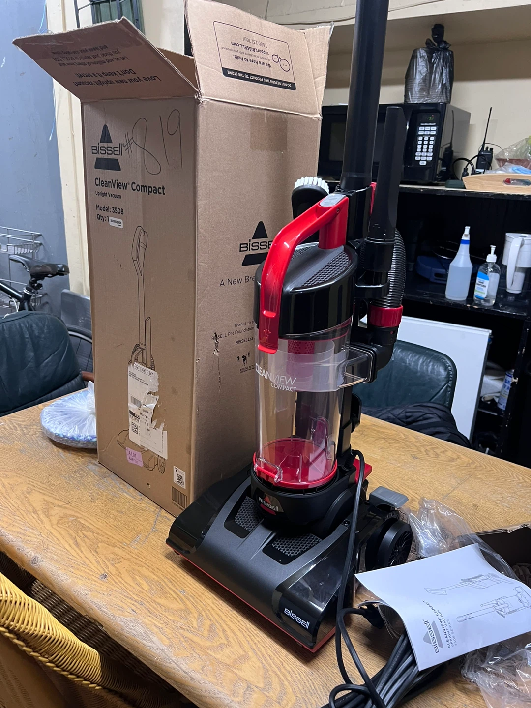 Bissell CleanView Compact Upright Vacuum 3508