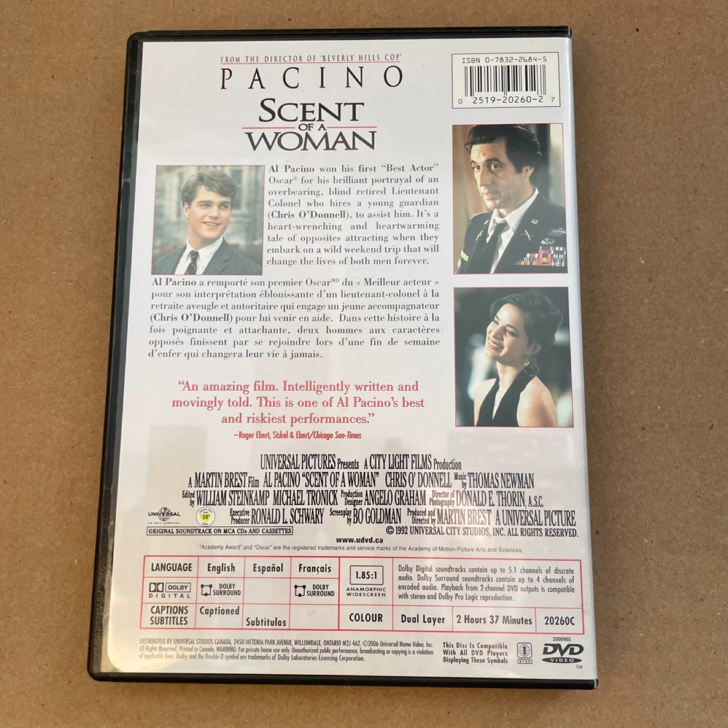 Scent of a Woman DVD - Al Pacino - photo 3