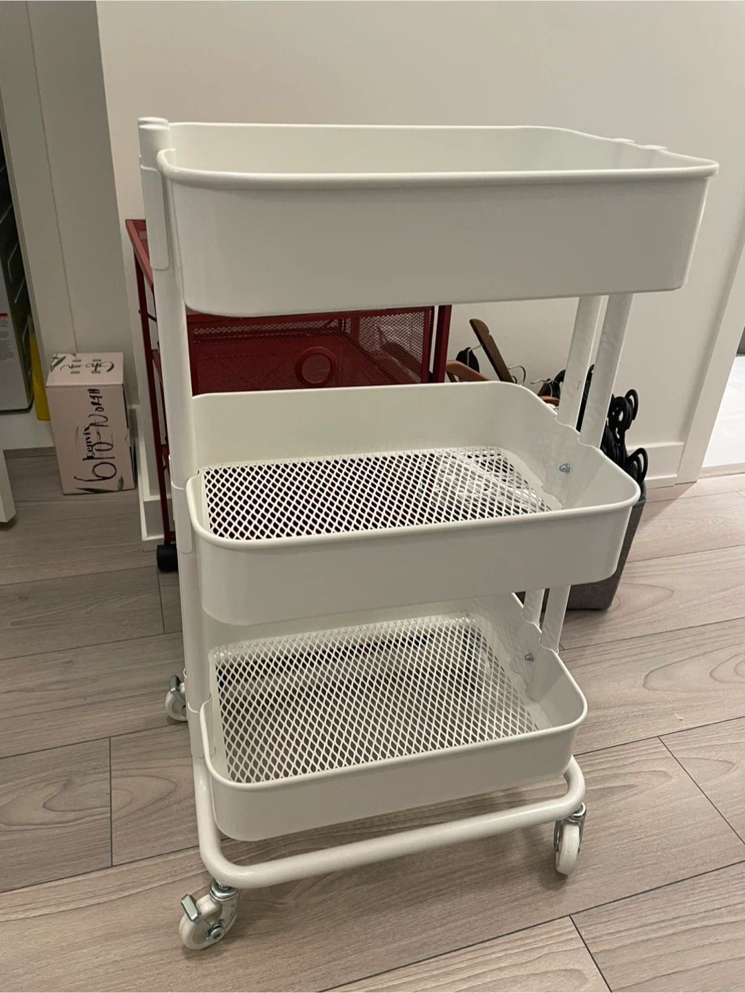 IKEA Raskog Utility Cart - White