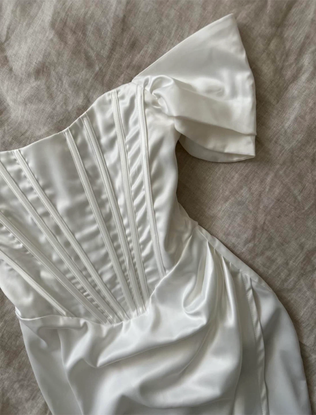 Bachelorette medium White Corset Dress - photo 3
