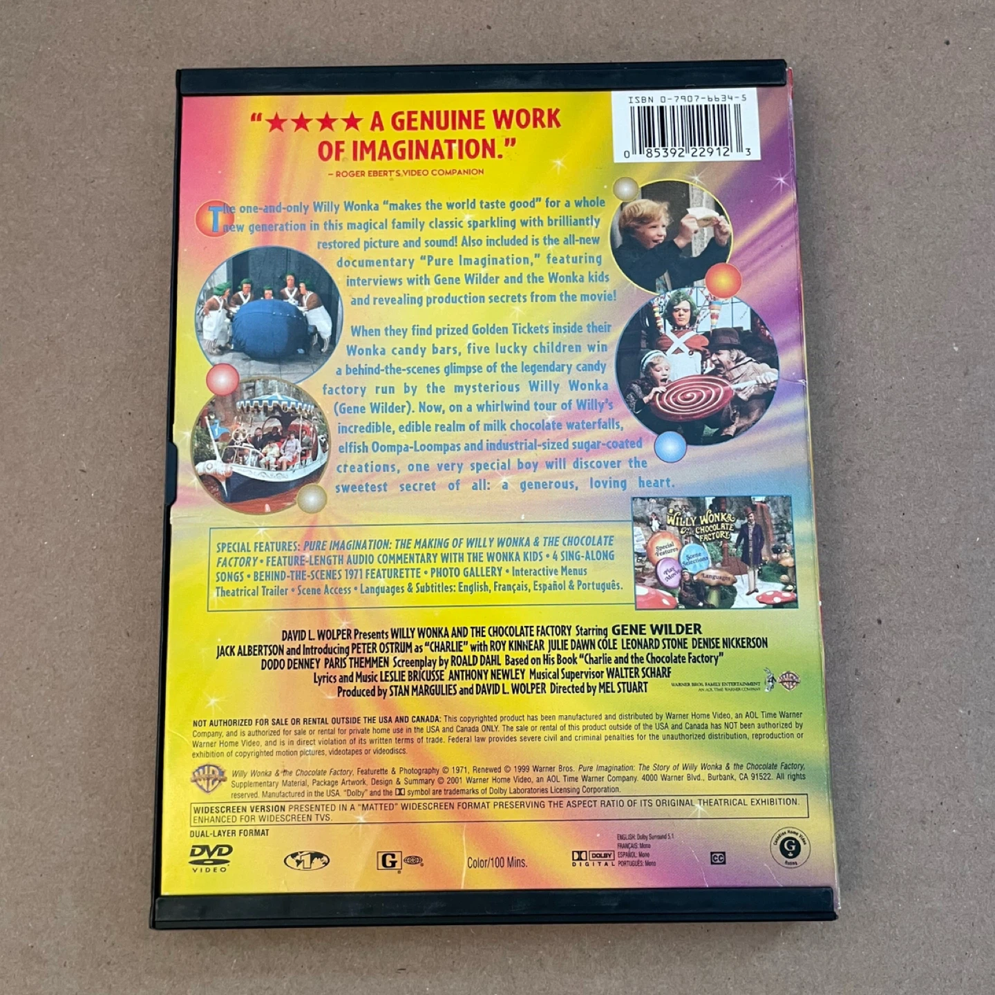 Willy Wonka & the Chocolate Factory DVD - photo 3