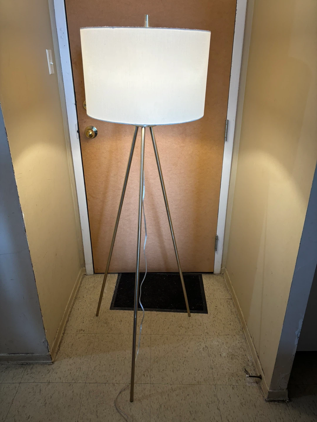 Tripod Floor Lamp - Gold Finish