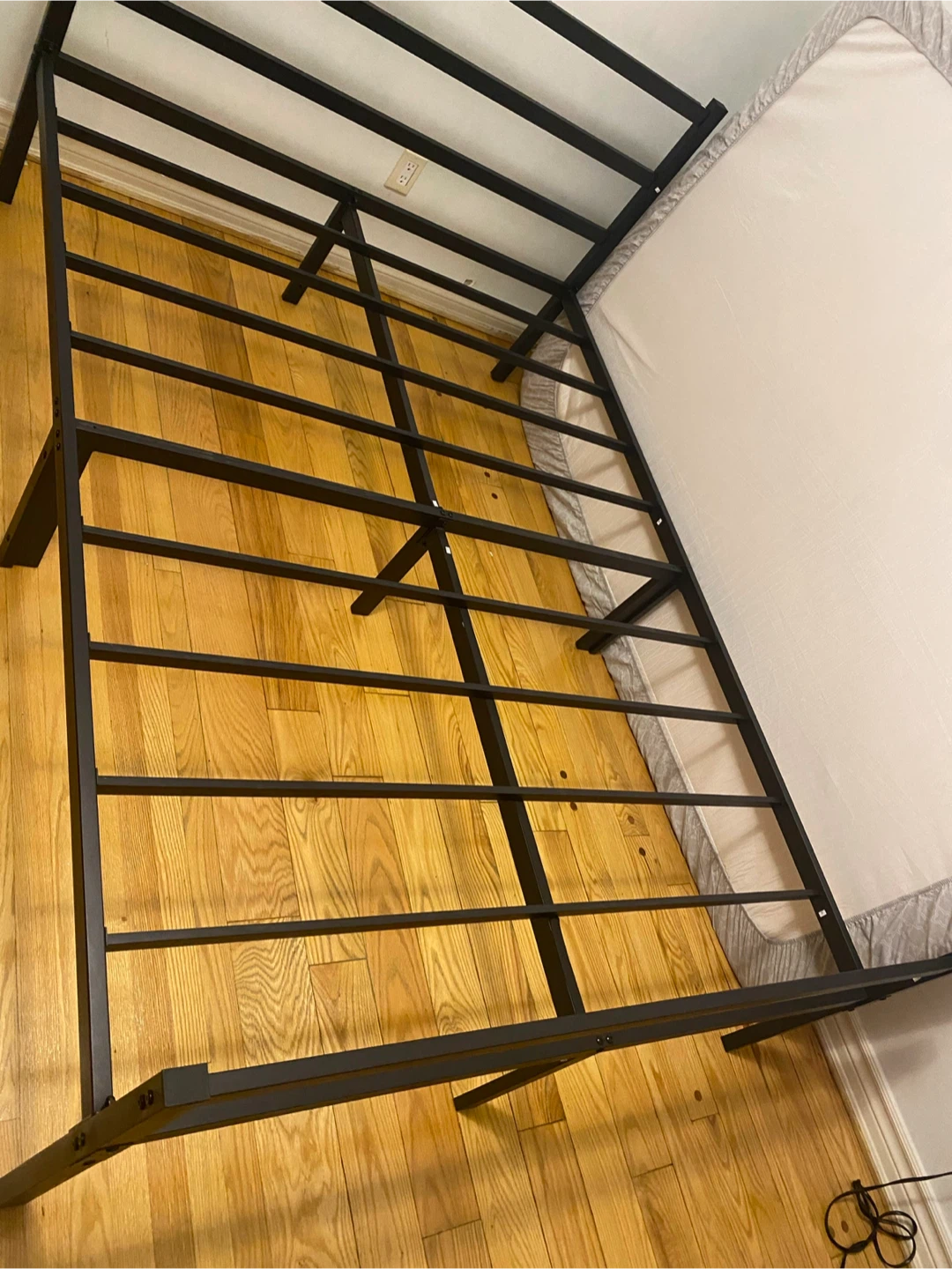 Black Metal Bed Frame (Full-Size) - photo 3