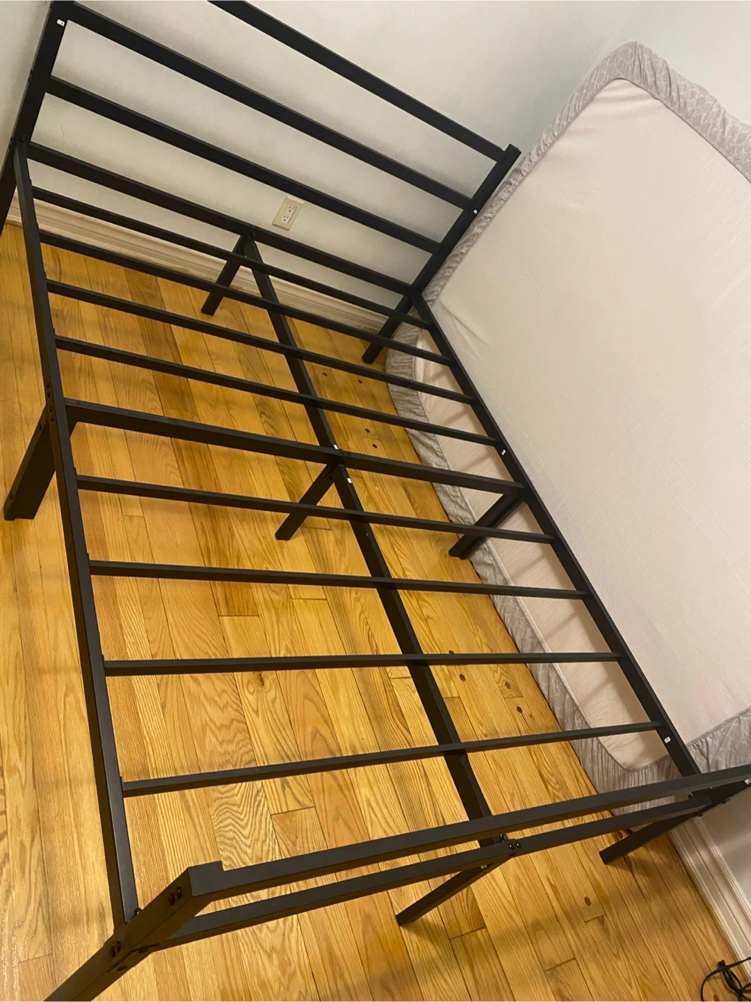 Black Metal Bed Frame (Full-Size) - photo 2