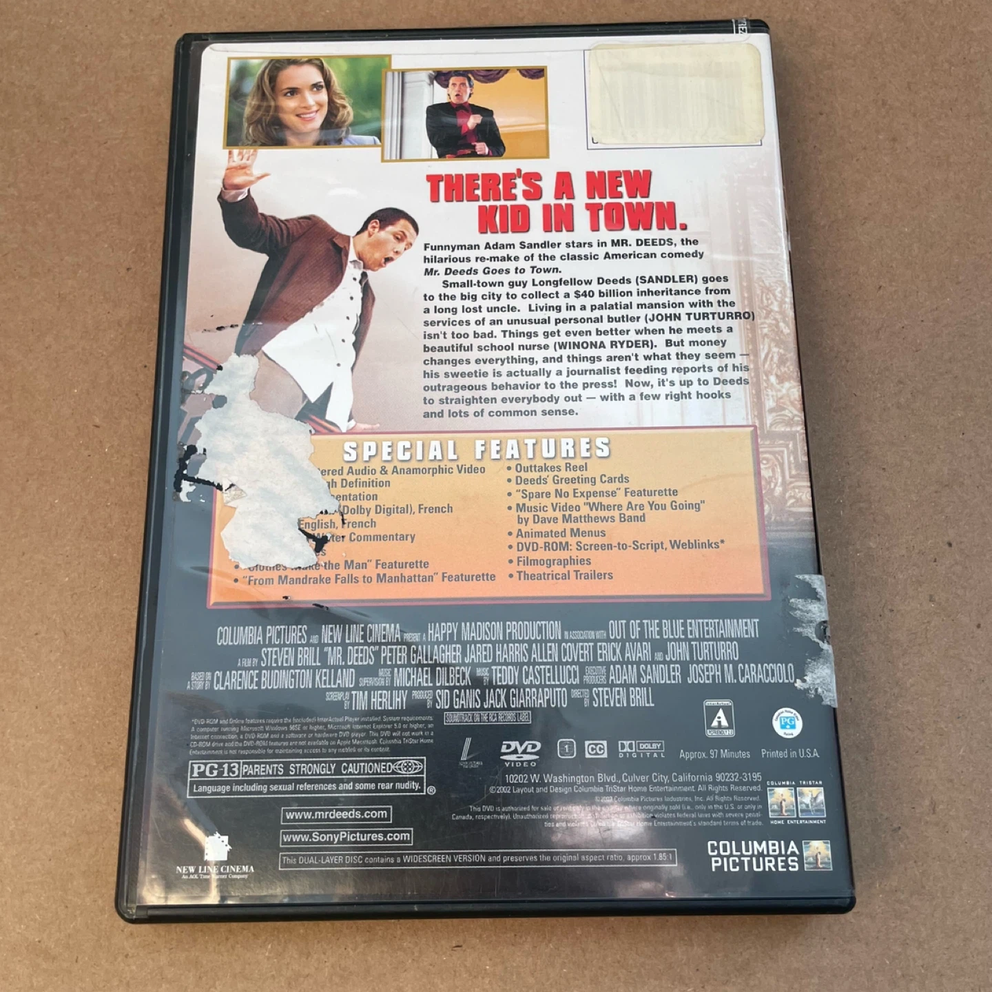 Mr. Deeds - Widescreen Special Edition DVD - photo 3