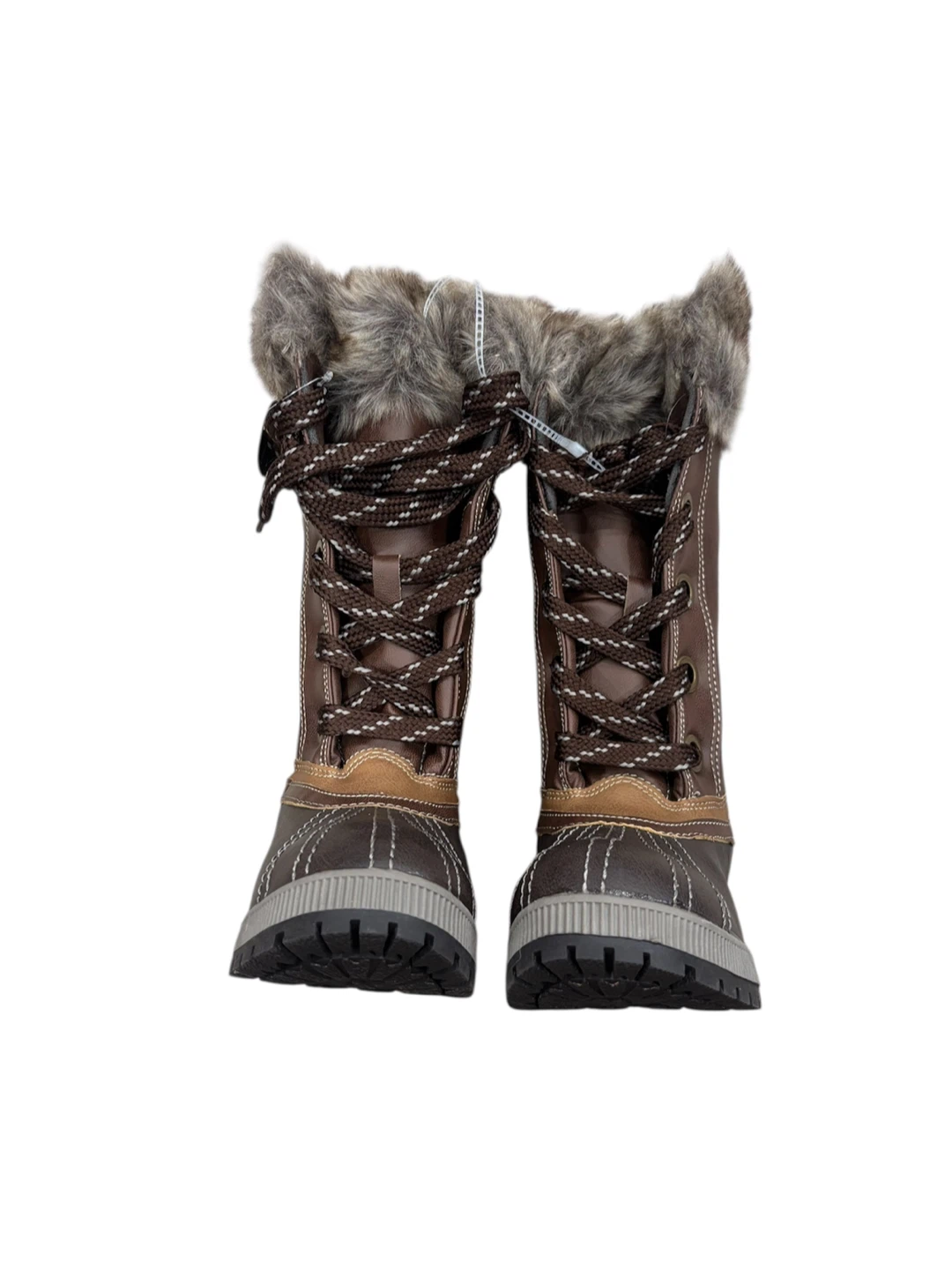 London Fog Collection Brown Winter Boots