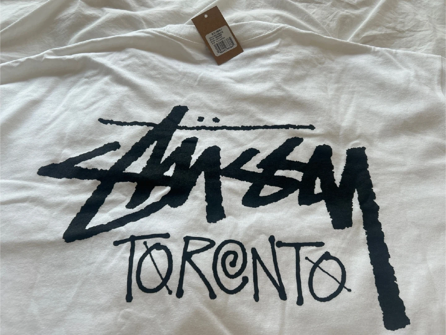 Stussy Toronto Tee White, Size XL - photo 2