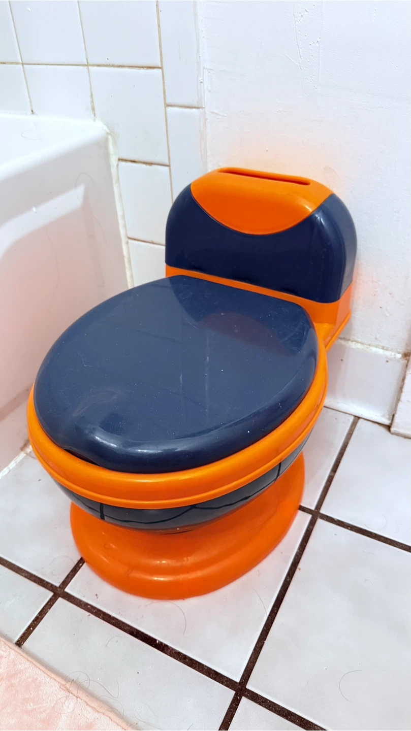 Potty Training Toilet - Blue & Orange - photo 2