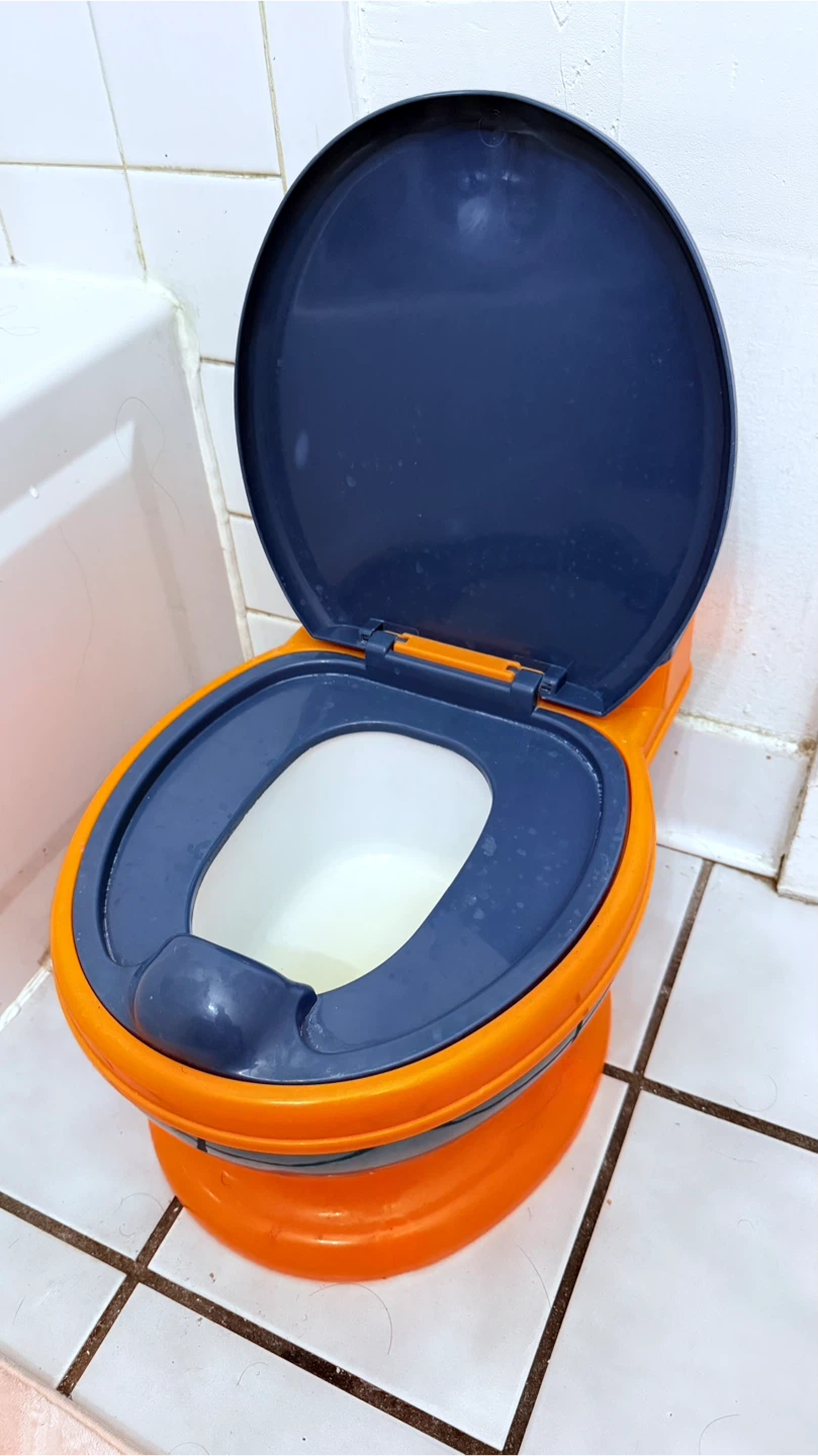Potty Training Toilet - Blue & Orange