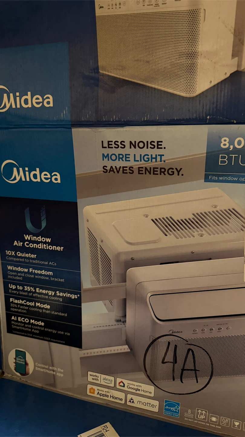 Midea 8,000 BTU Window Air Conditioner - White - photo 4