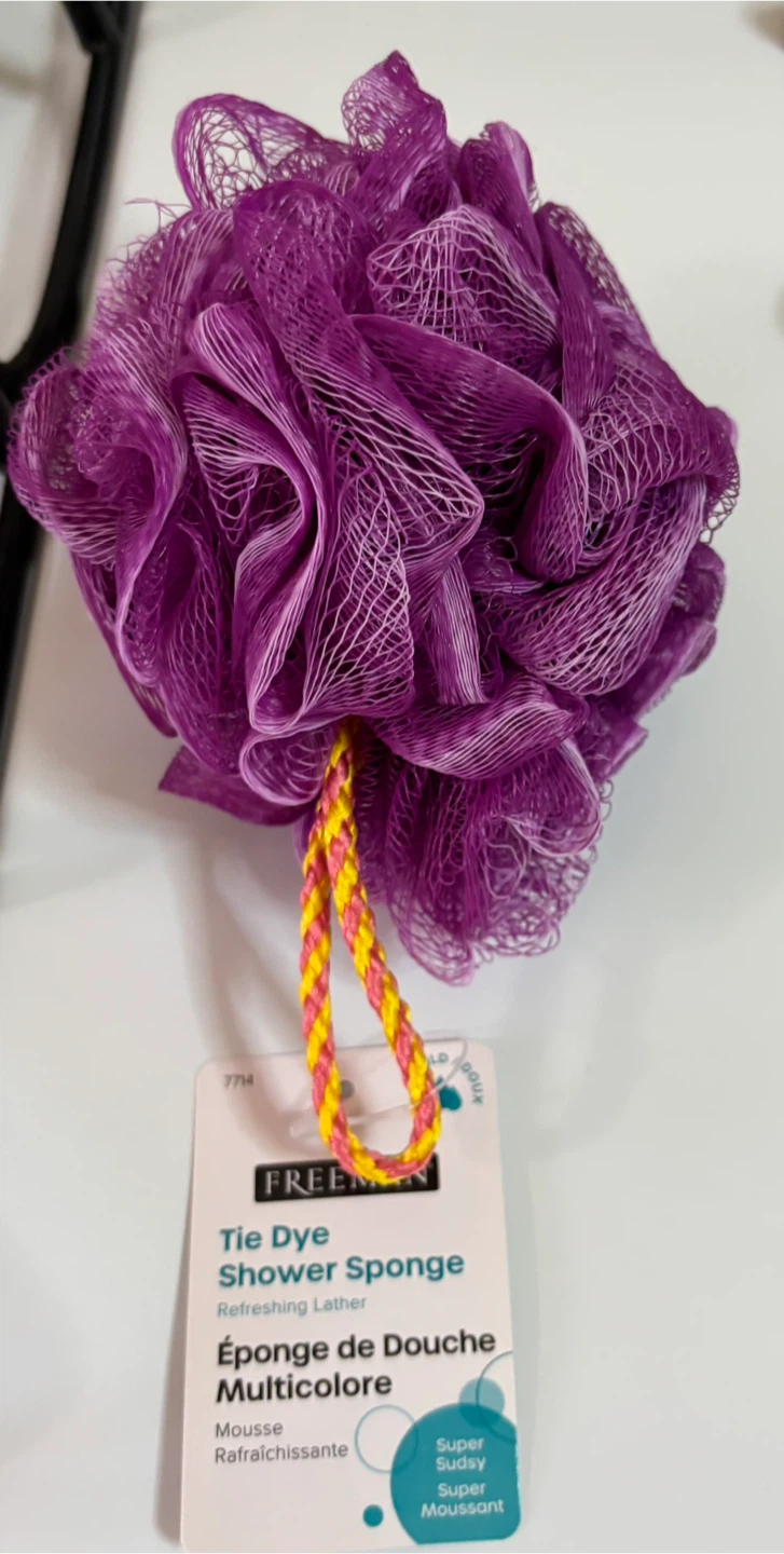 New Freeman Tie Dye Shower Sponge