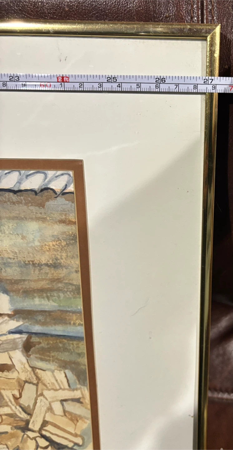 Framed Watercolour Painting - Chickens - photo 3