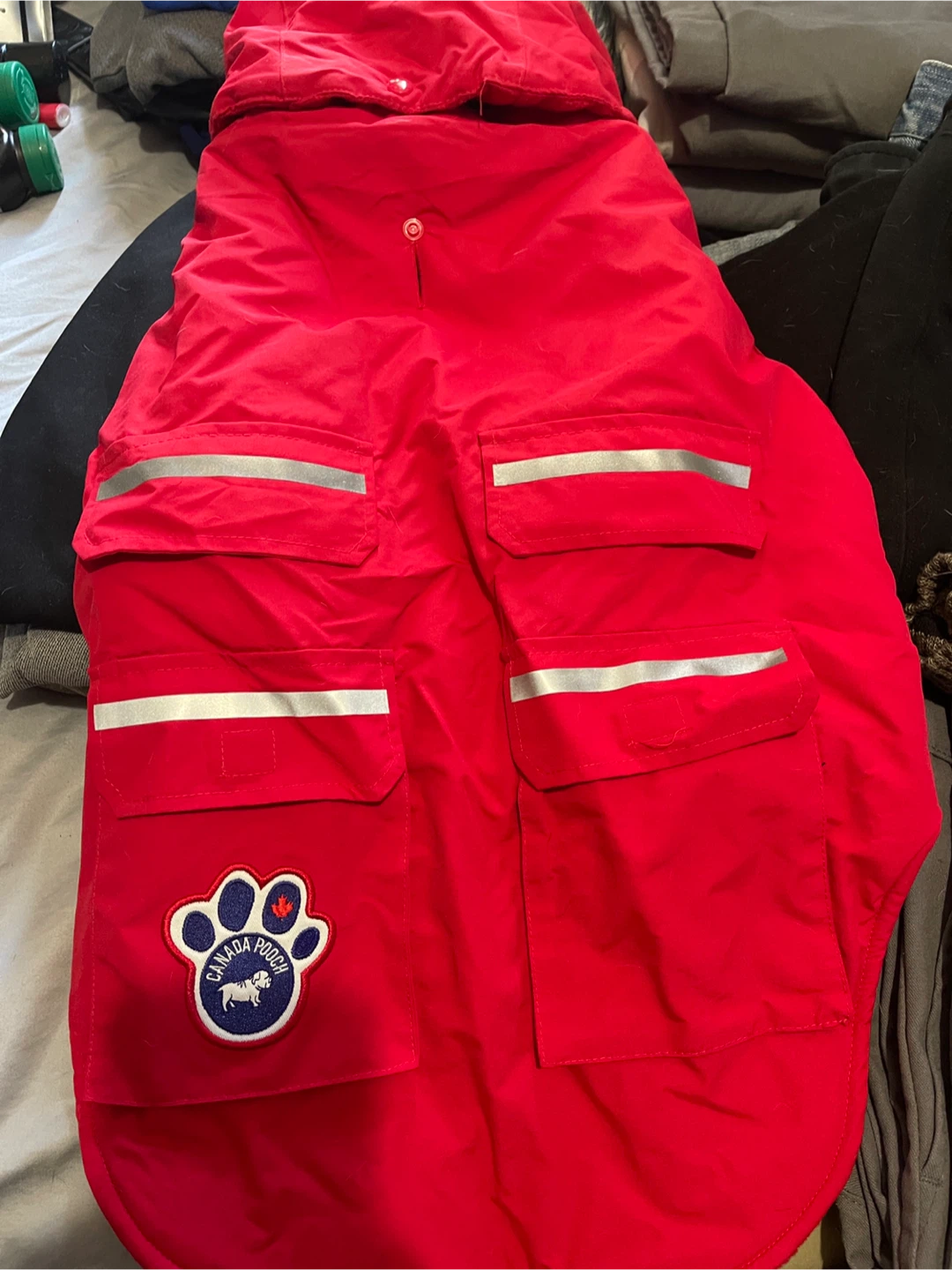 Canada Pooch Dog Coat - Red