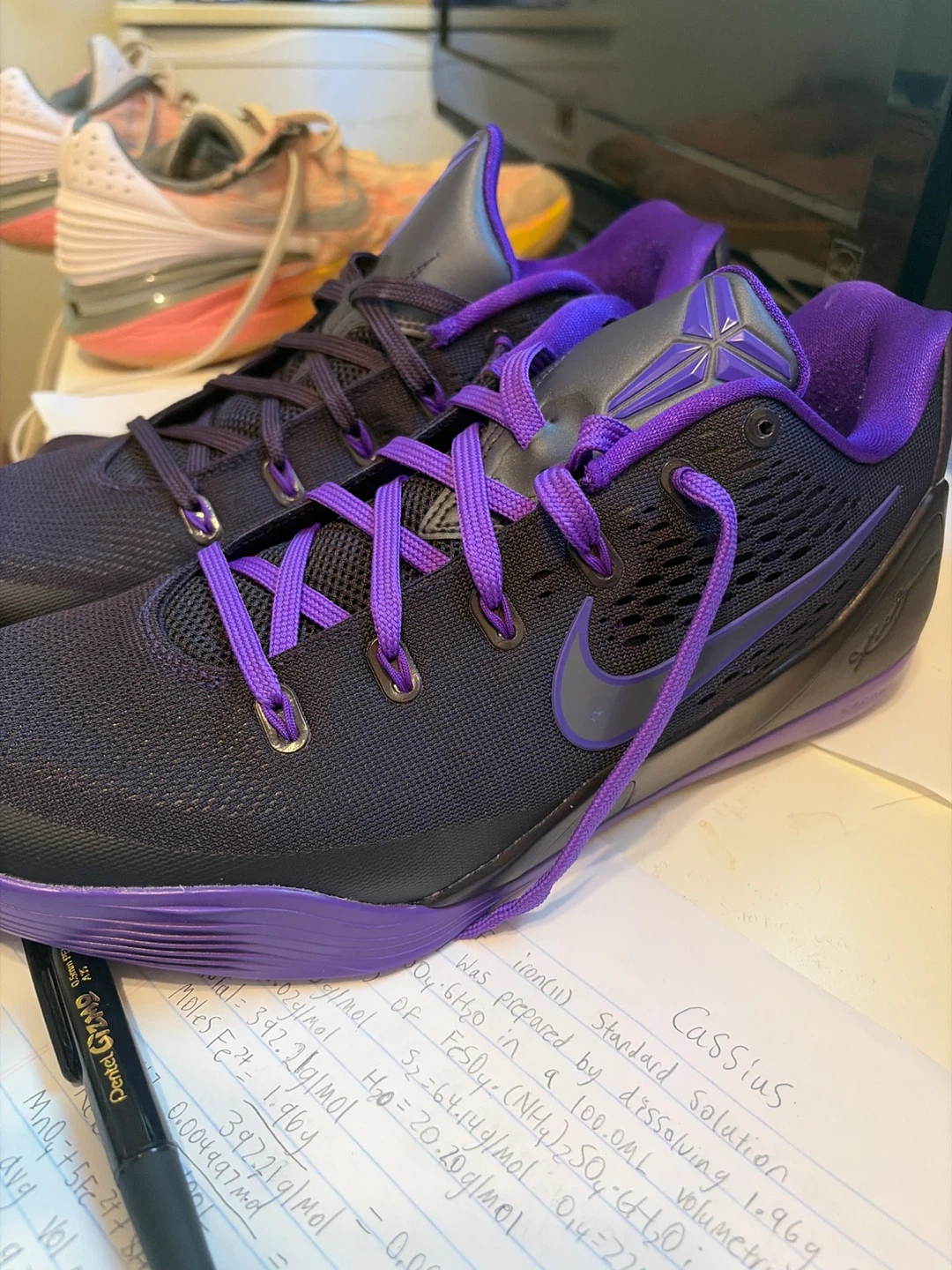 Kobe 9 purple dynasty size 11.5 NEW - photo 2