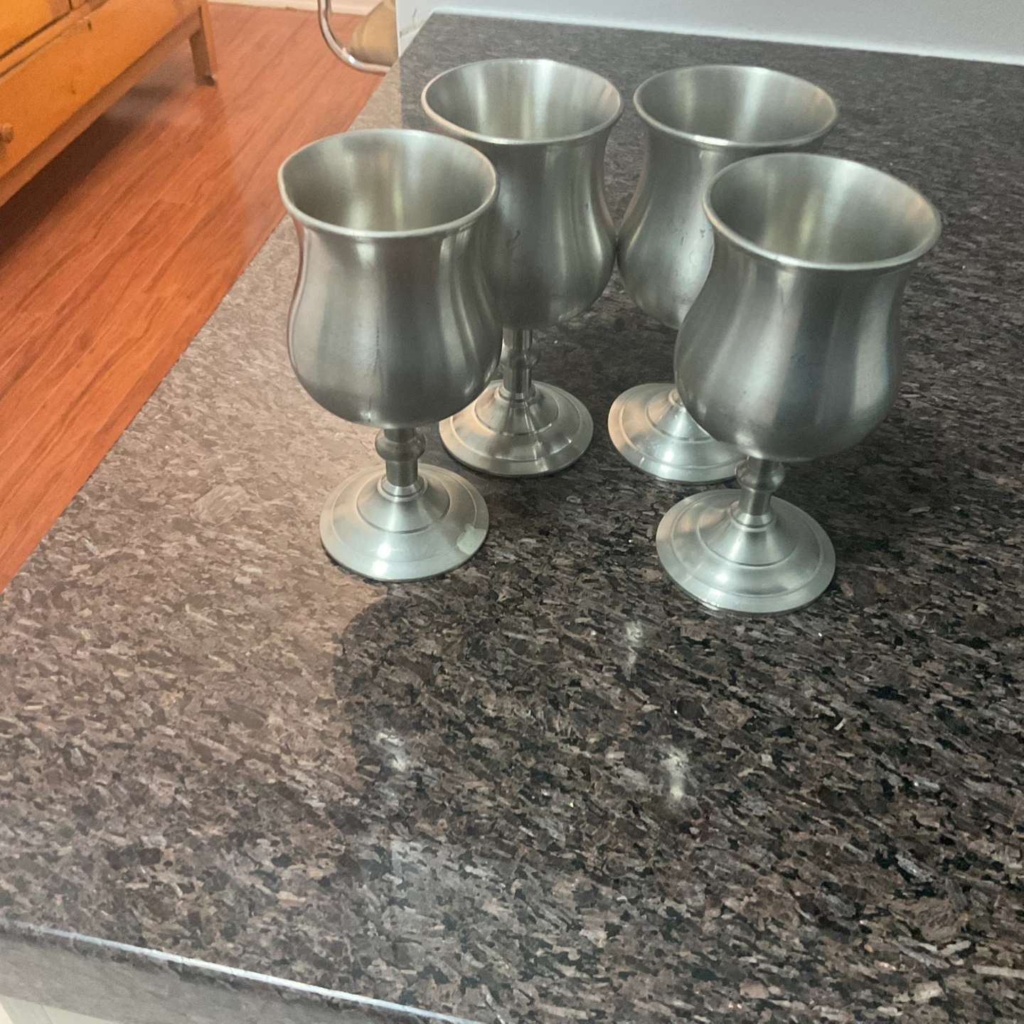 Pewter Goblets - Set of 4