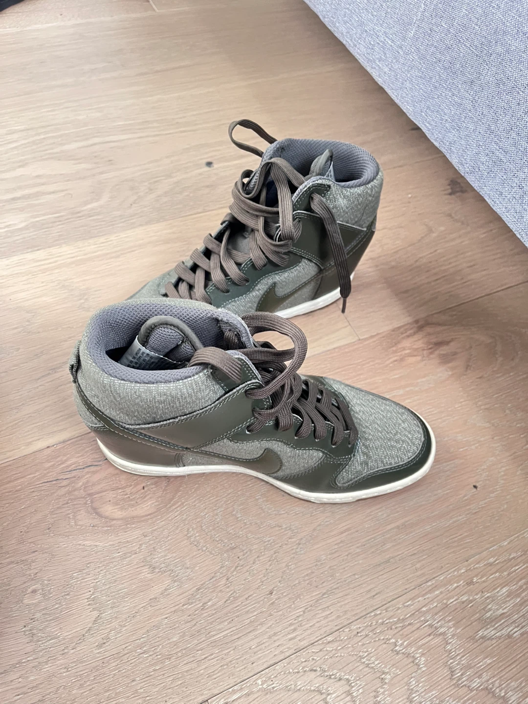 Nike Dunk Sky Hi Wedge Sneakers Size 8