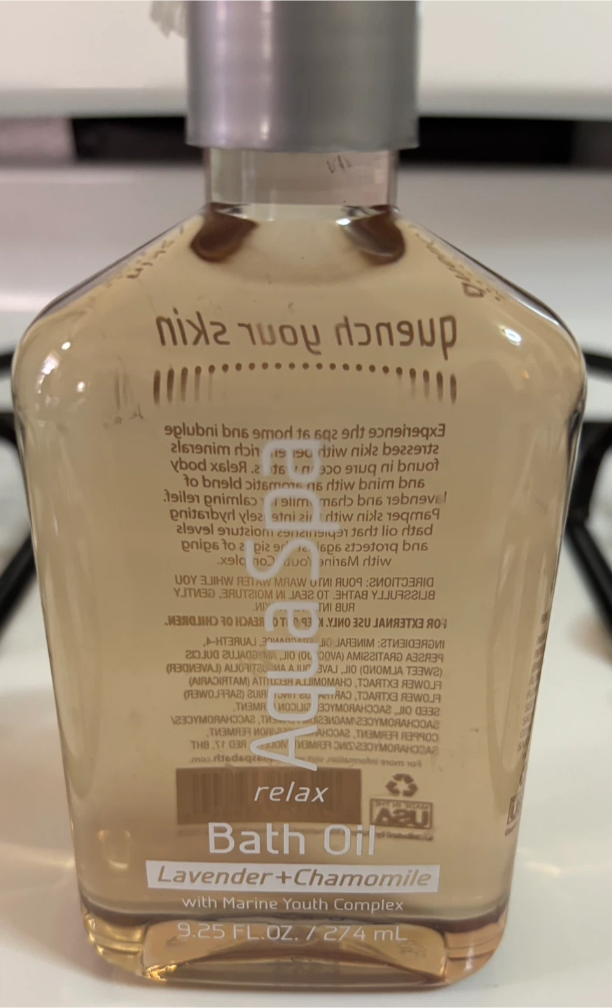 NEW-Aqua Spa Quench Your Skin Bath Oil