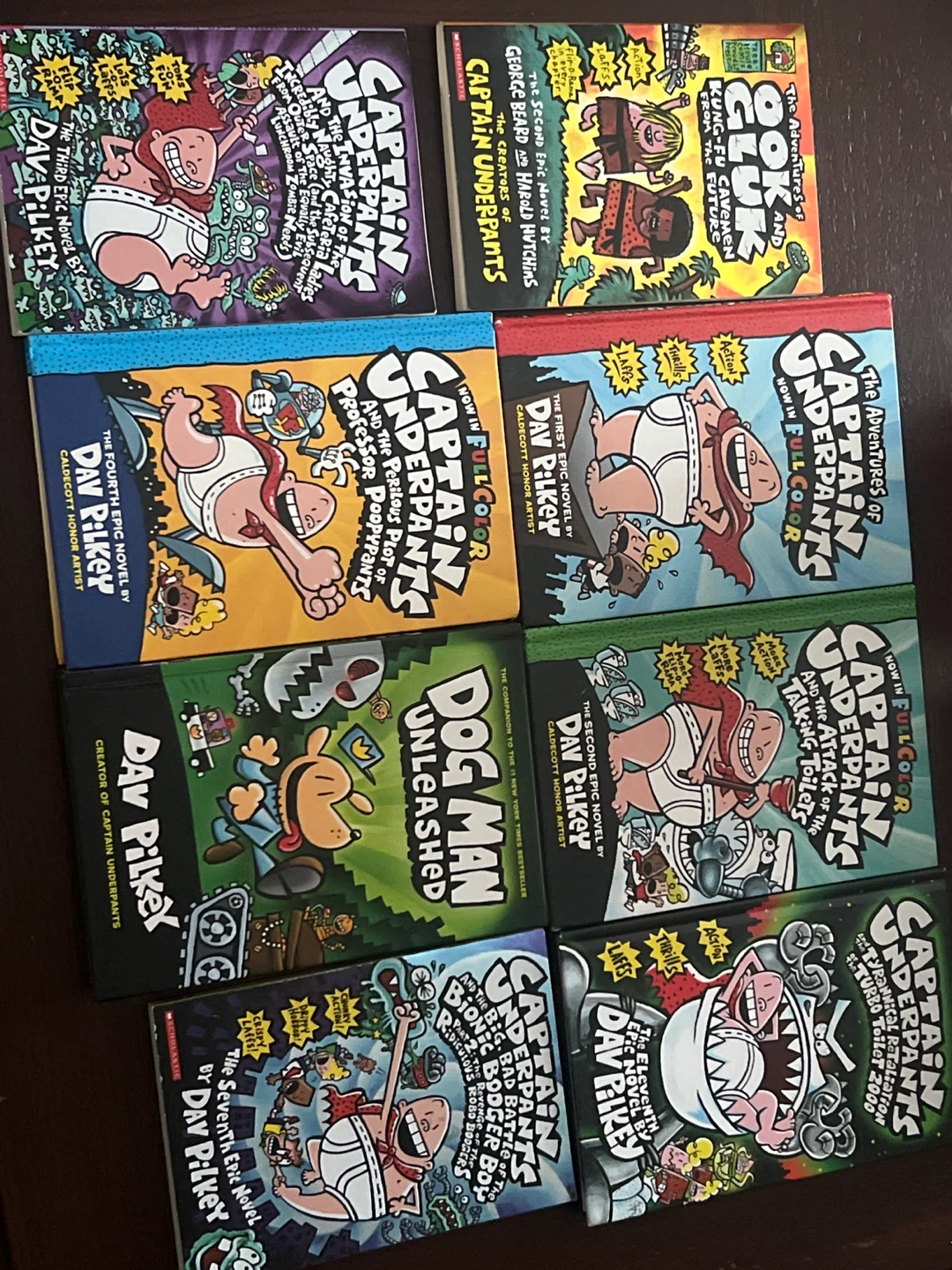 Captain Underpants & Dog Man Books by Dav Pilkey