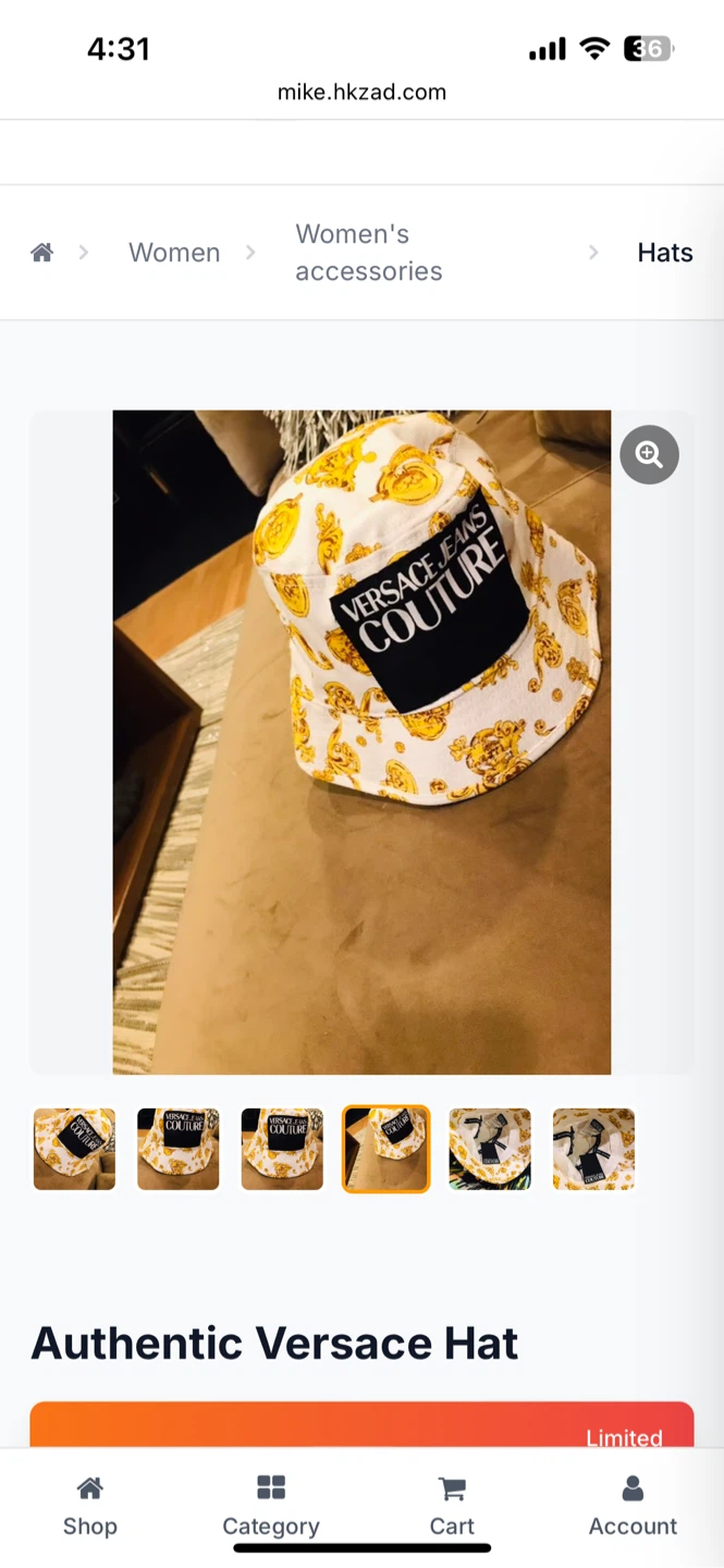 Versace Jeans Couture Bucket Hat