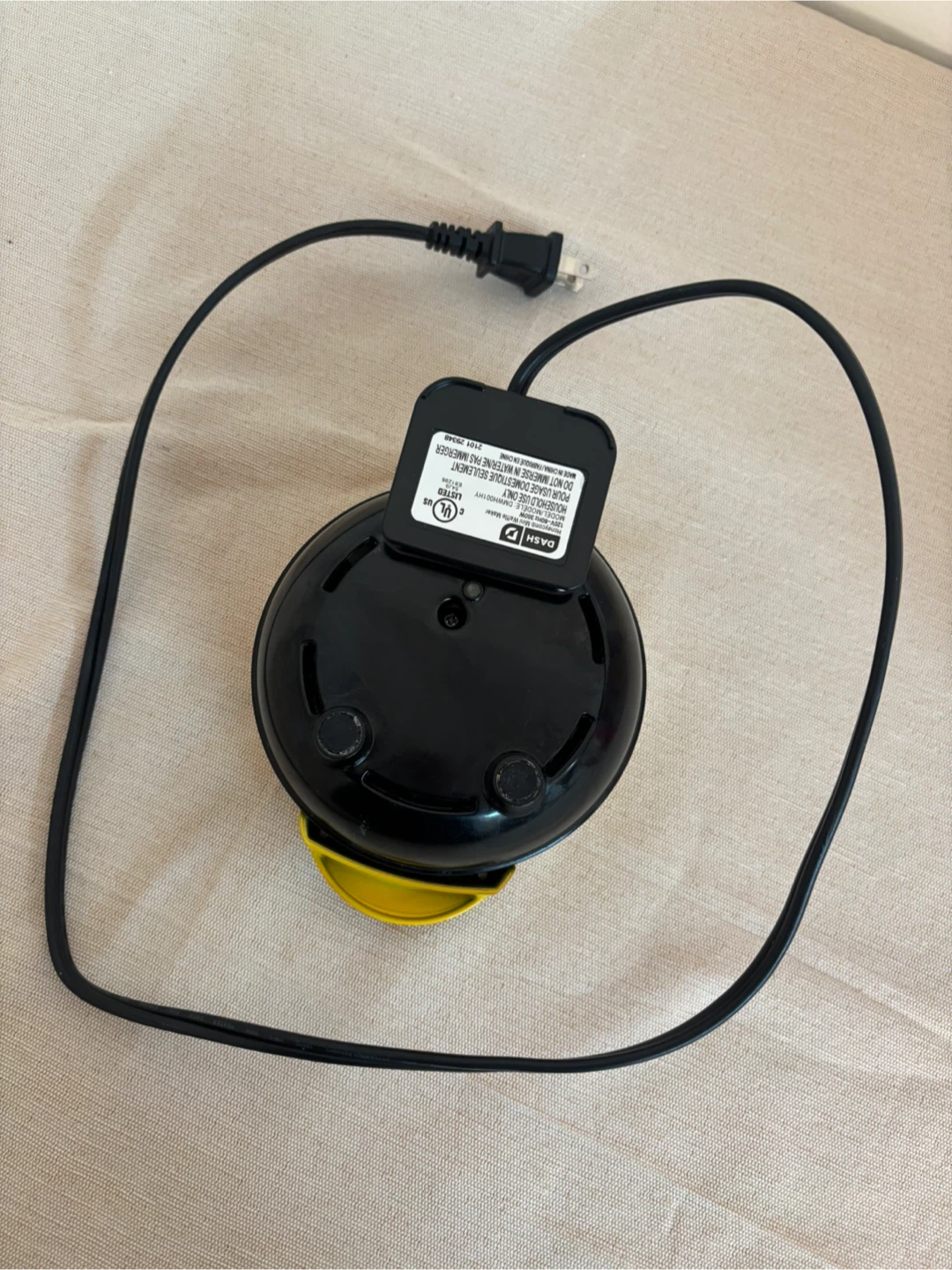 DASH Mini Waffle Maker - Yellow - photo 3