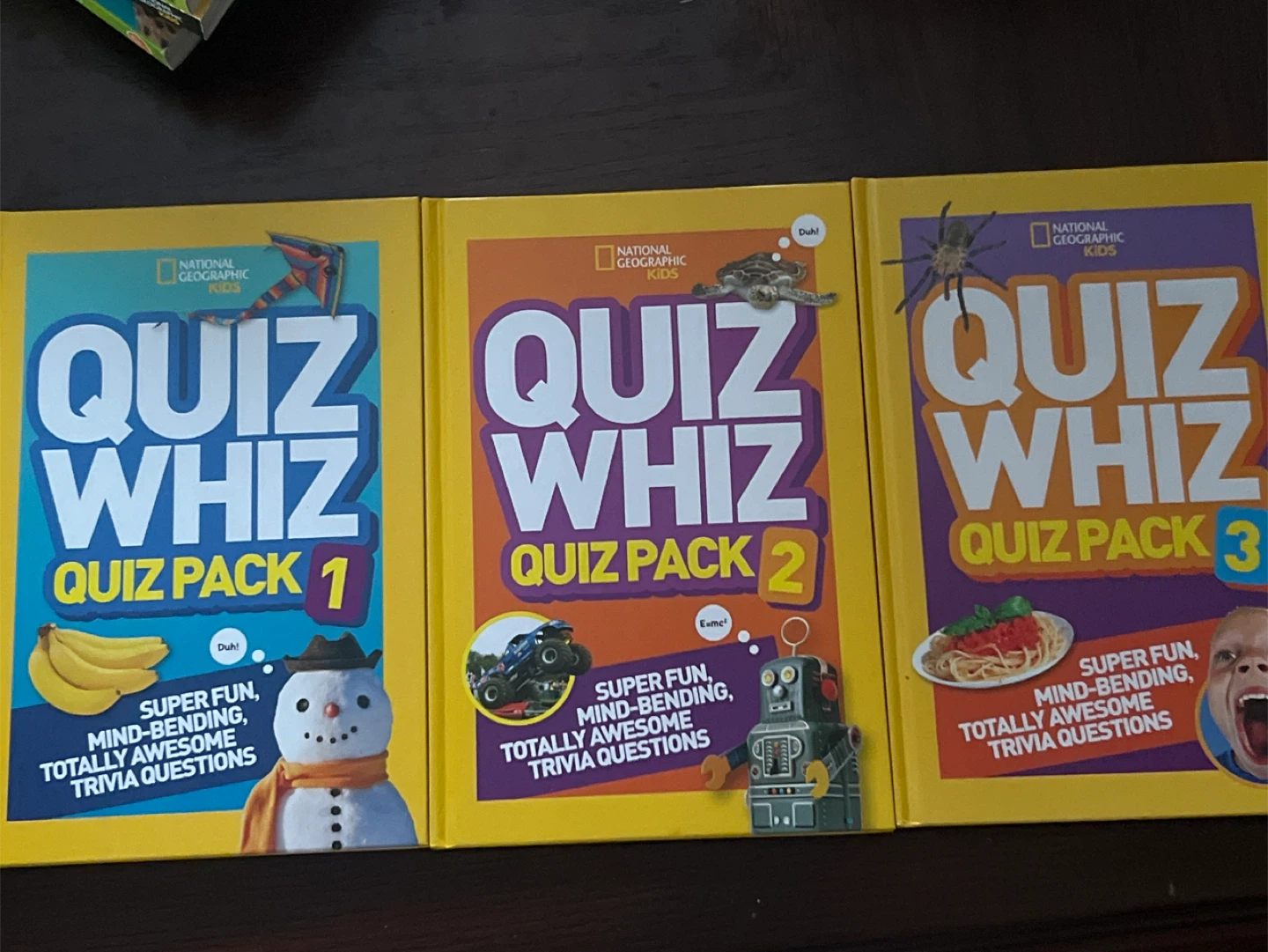 National Geographic Kids Quiz Whiz Quiz Pack 1, 2, 3