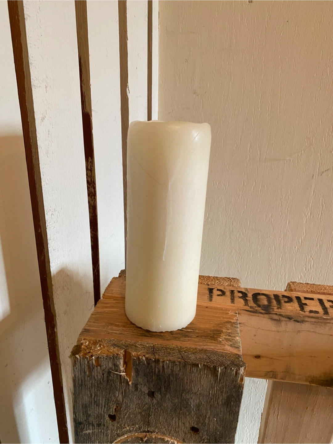 White Pillar Candles - Box Included - photo 3