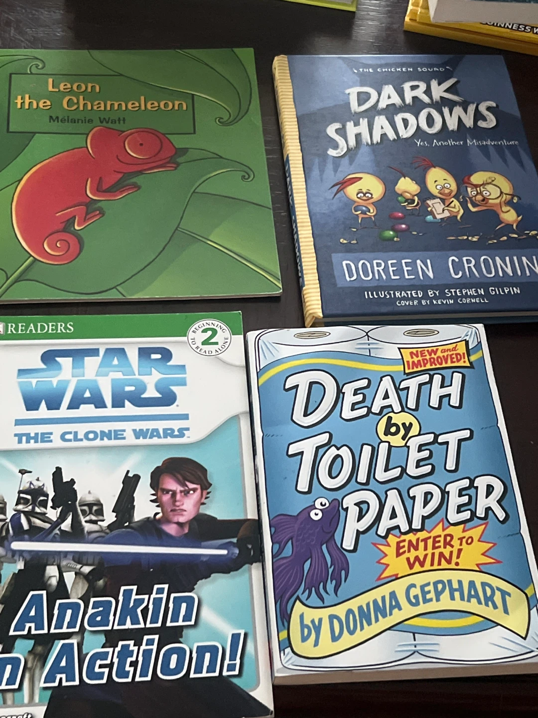 Kids Books: Leon the Chameleon, Star Wars, Dark Shadows