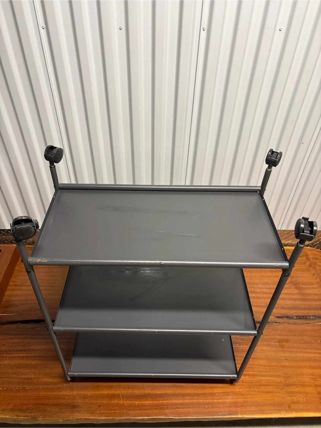 Gray Metal Rolling Cart - 3 Tier - photo 4