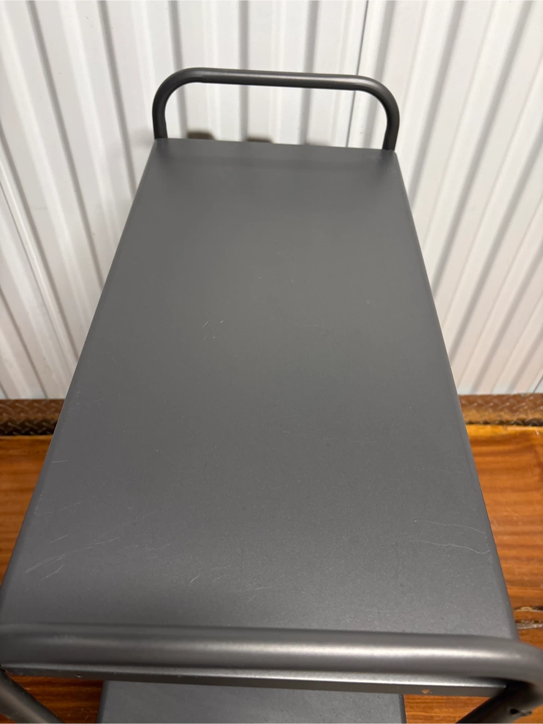 Gray Metal Rolling Cart - 3 Tier - photo 2