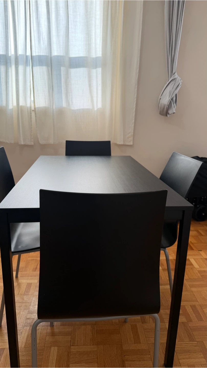 Table and chair