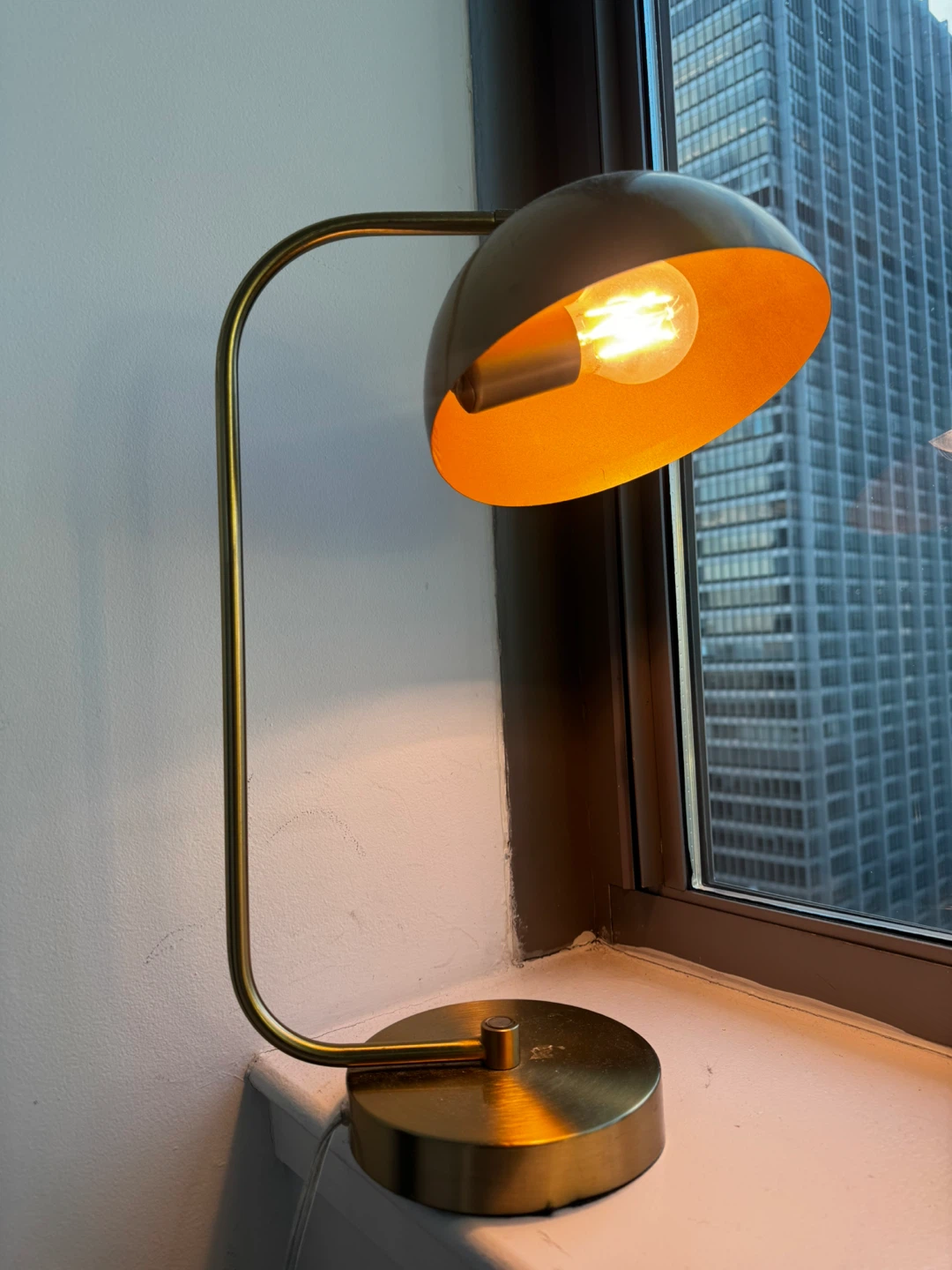 Gold Metal Desk Lamp - photo 2