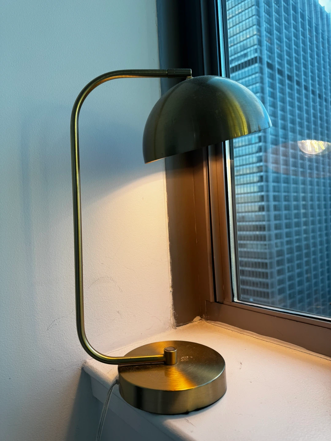 Gold Metal Desk Lamp