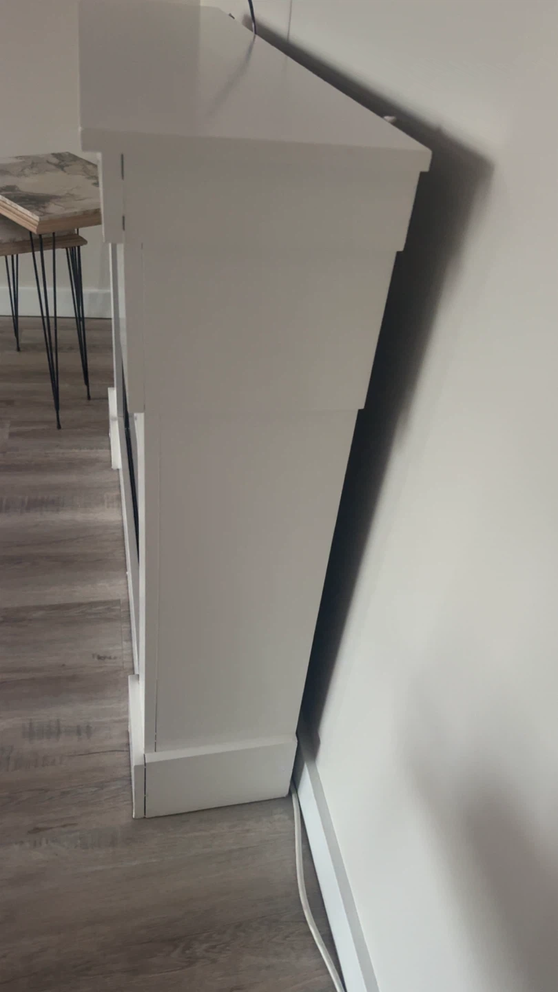 White Electric Fireplace - photo 2