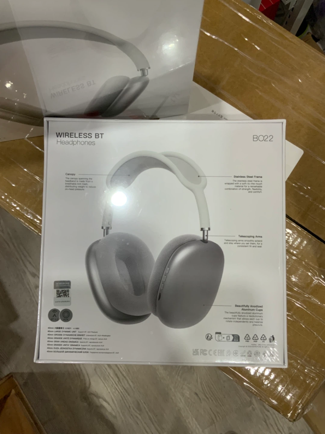 BOROFONE BO22 Wireless Bluetooth Headphones – Long Battery - photo 5