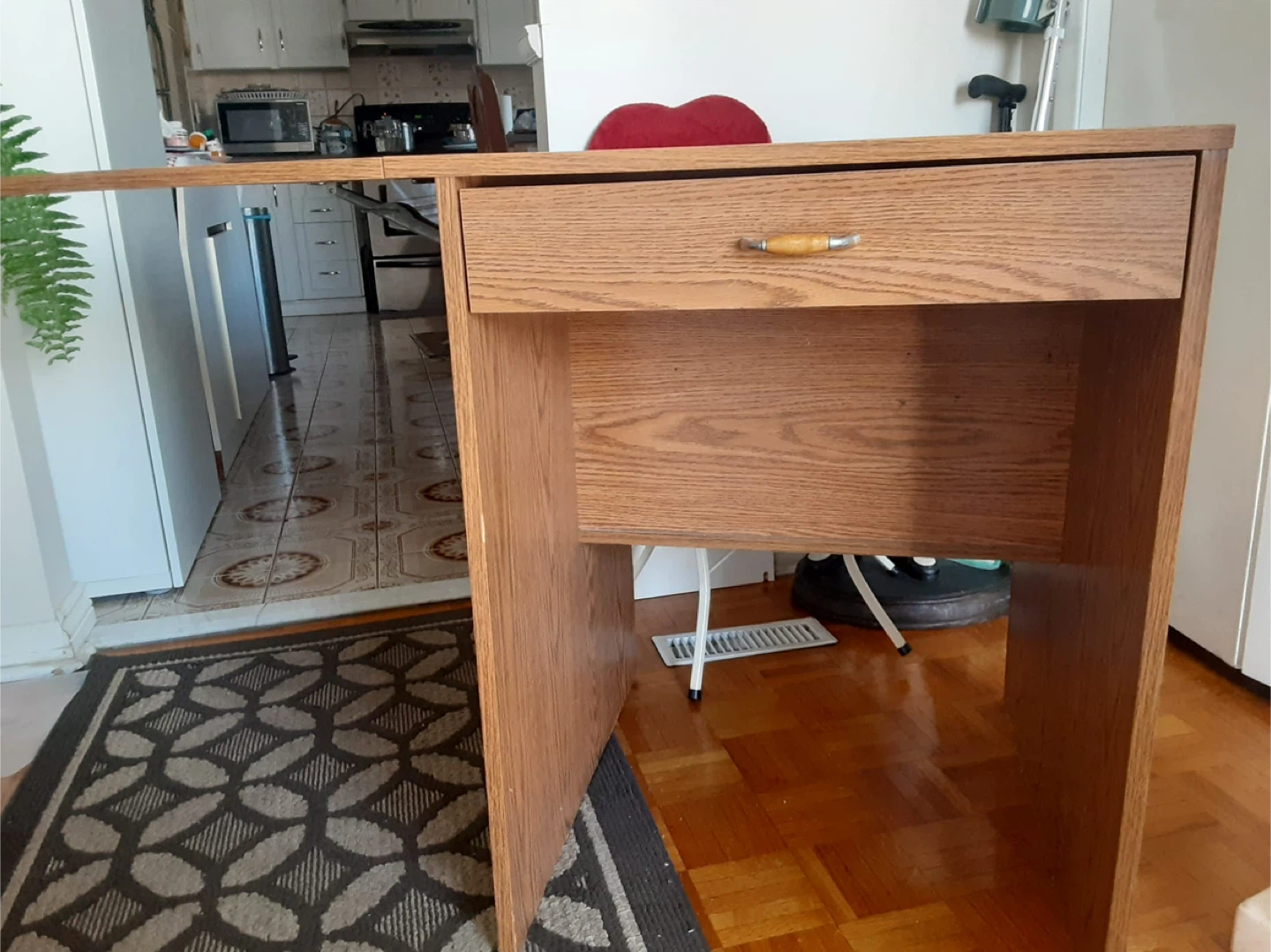 Sewing machine table