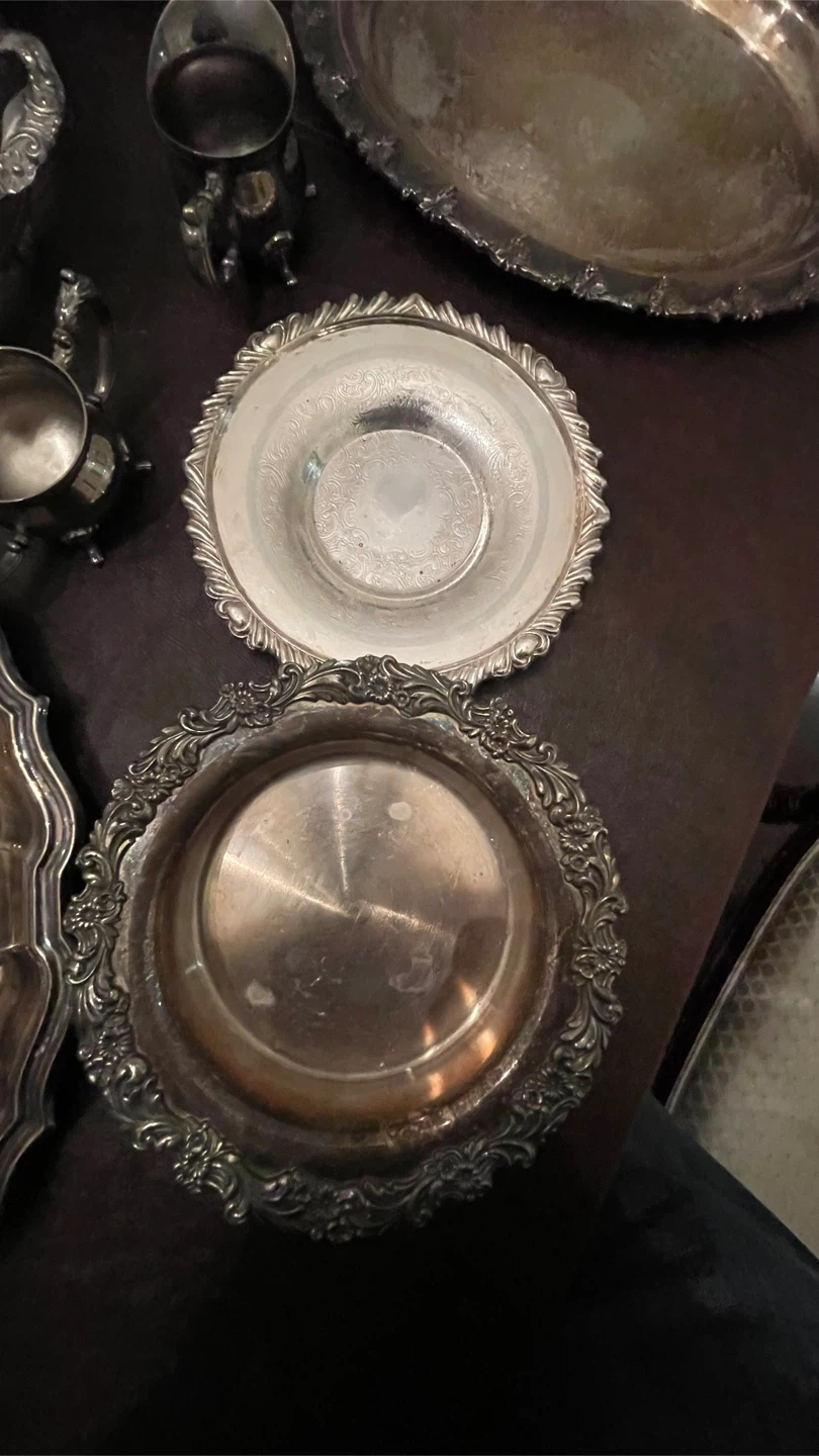 Various vintage  Silver-plate pieces - photo 4