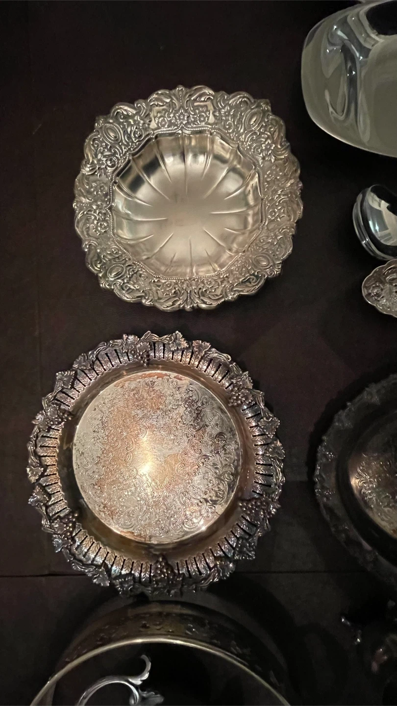 Various vintage  Silver-plate pieces - photo 2