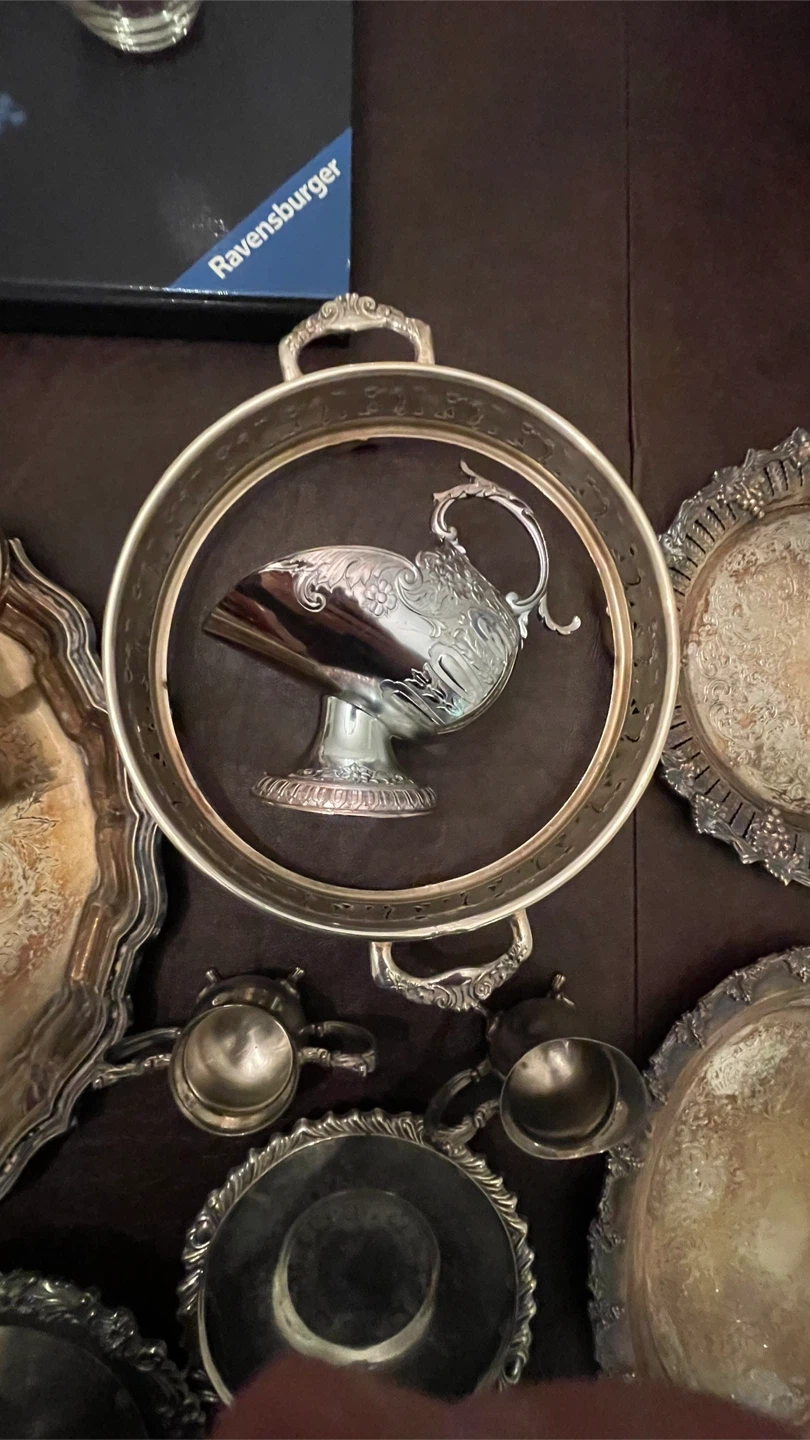 Various vintage  Silver-plate pieces - photo 3